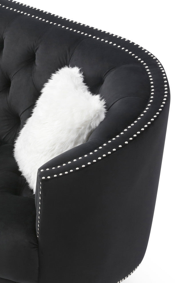 Dania Loveseat, Black