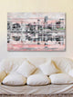 "Picturesque NYC" Print on White Wood, 36"x24"