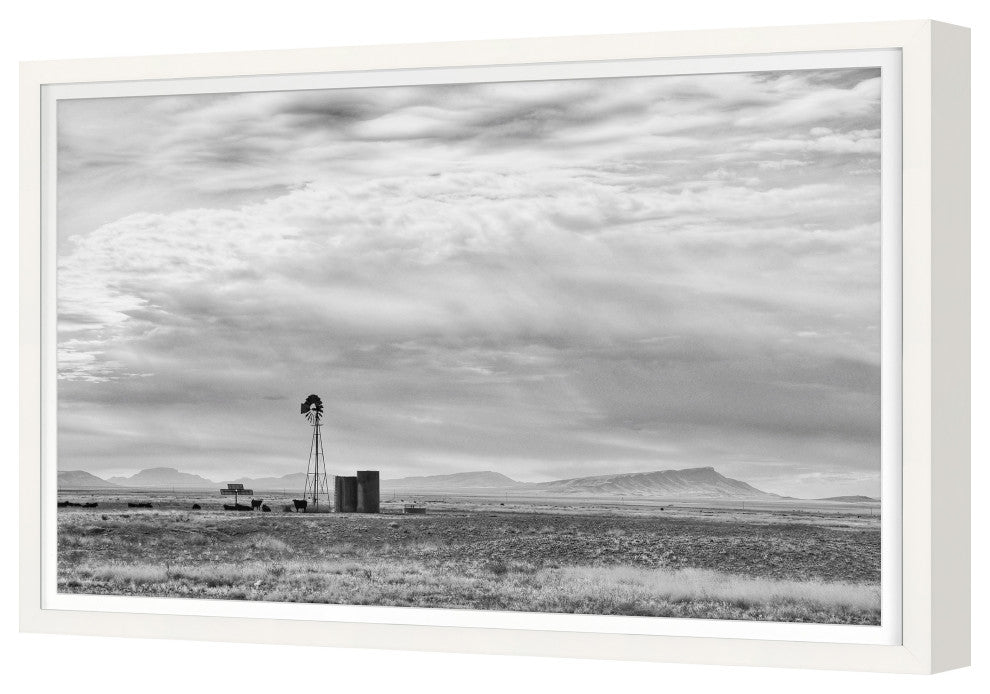 The Windmill Fine Art Print, White, 30"x45"