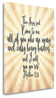 "Matthew 11 - 28 Come To Me" By Tara Moss, Giclee Print on Gallery Wrap Canvas
