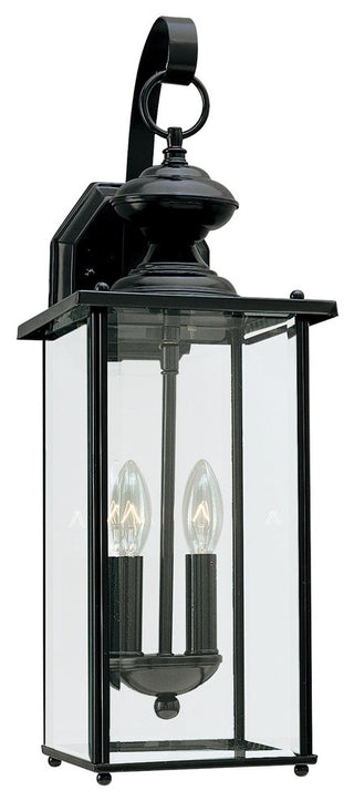 Generation Lighting Lighting 2-Light Outdoor Lantern, Black