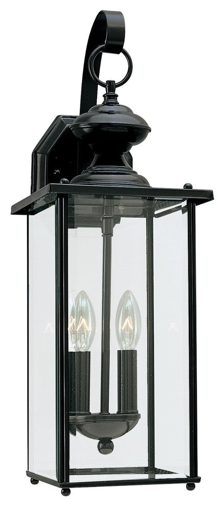 Generation Lighting Lighting 2-Light Outdoor Lantern, Black