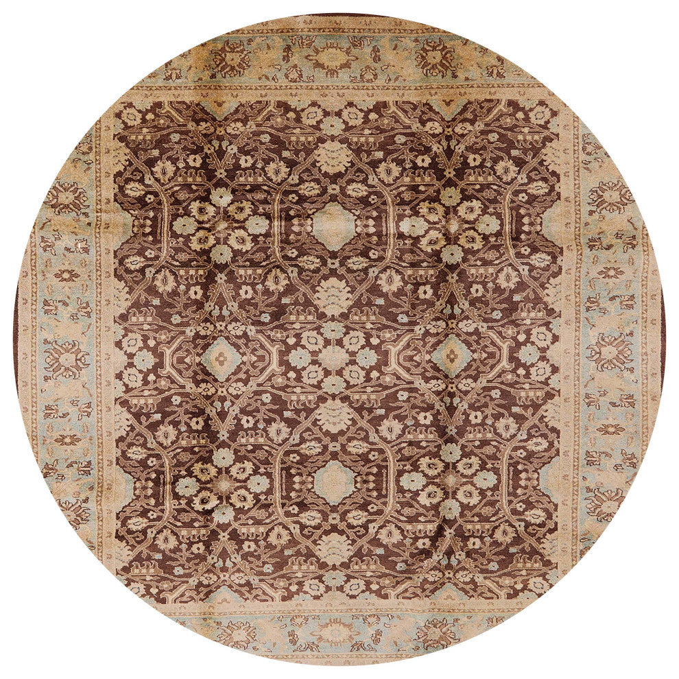 Ahgly Company Indoor Round Mid-Century Modern Area Rugs, 8' Round