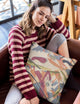 Plutus Multi-Color Graphic Print Luxury Throw Pillow, 22"x22"
