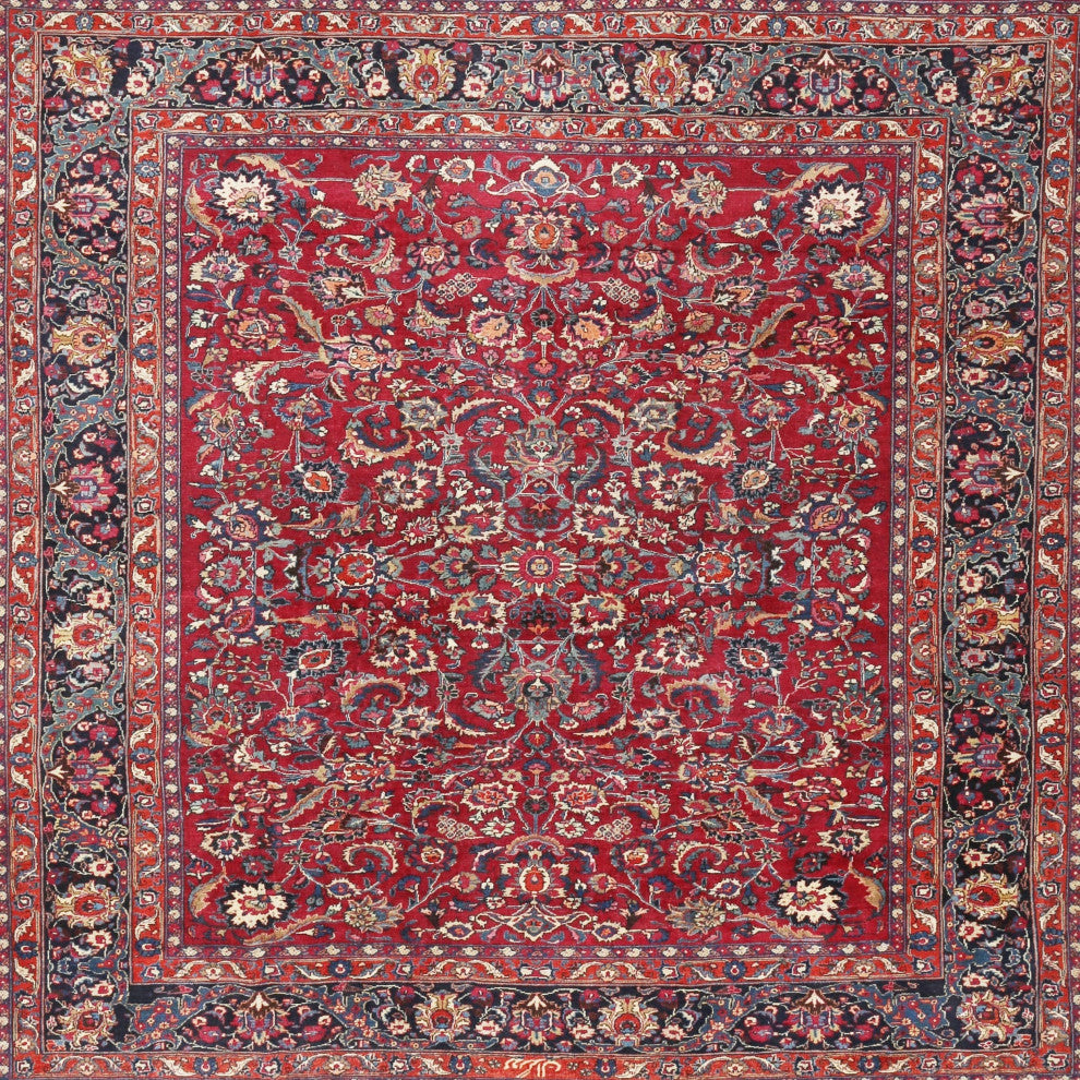 Ahgly Company Indoor Square Traditional Area Rugs, 4' Square
