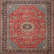 Ahgly Company Indoor Square Traditional Area Rugs, 3' Square