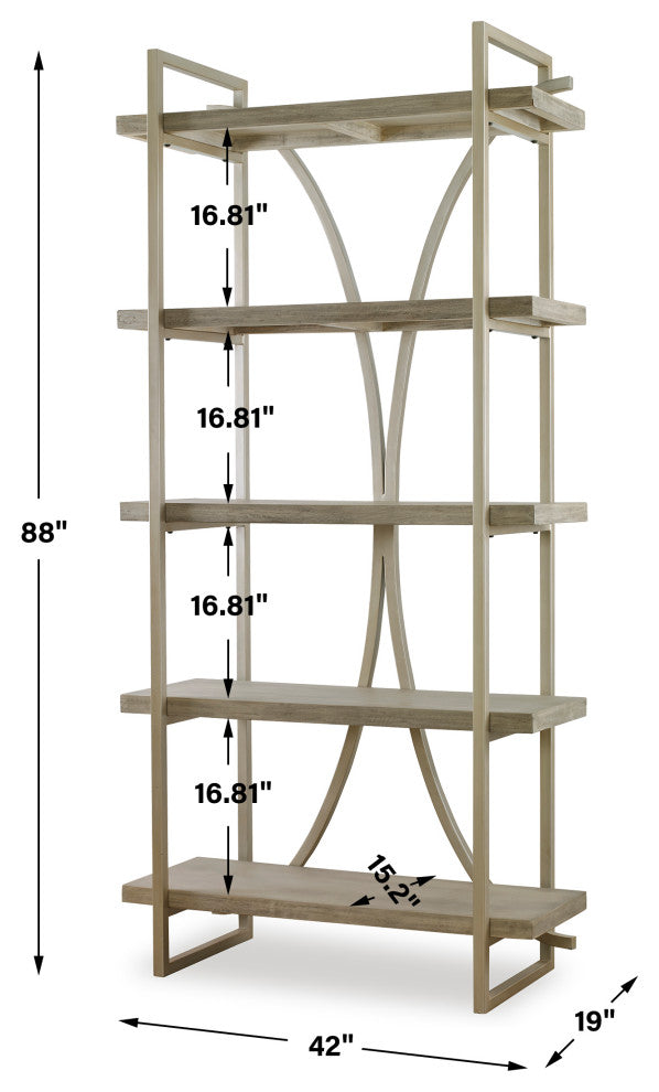 Uttermost Sway Soft Gray Etagere