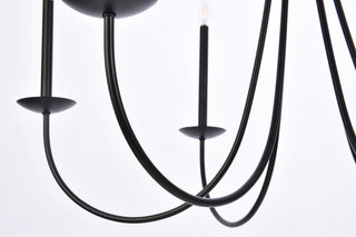 Chloe 42" Pendant, Black