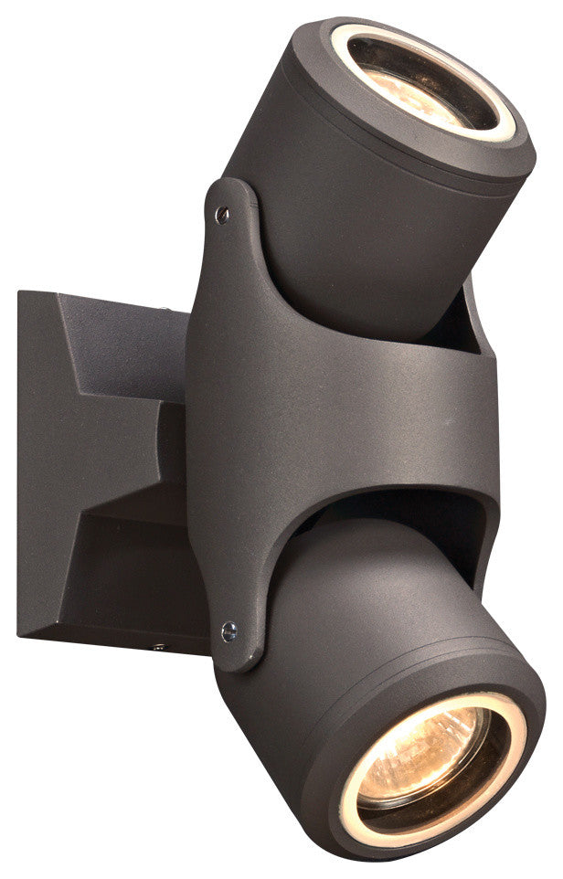 PLC 2-Light Outdoor LED Vela Collection, Bronze