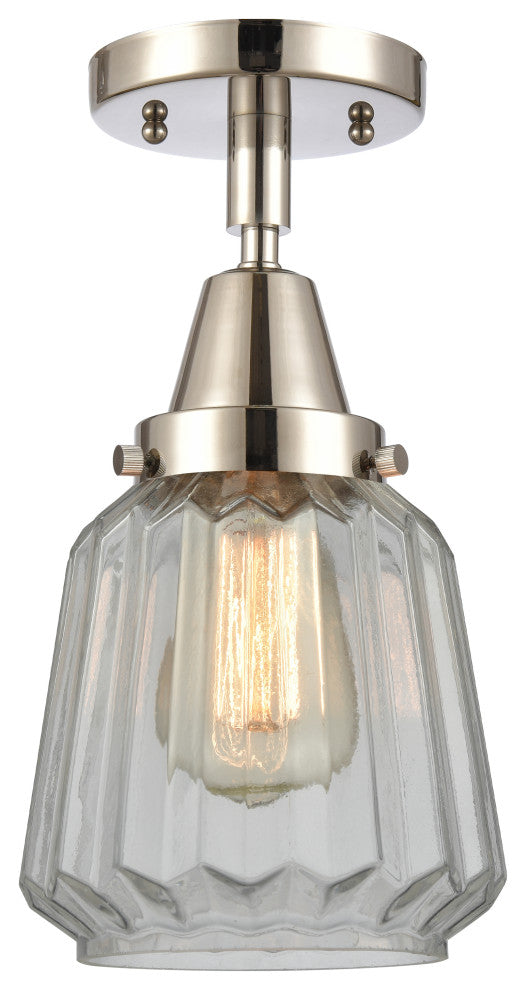 INNOVATIONS LIGHTING 447-1C-PN-G142-LED Chatham Flush Mount