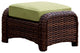 St. Tropez Ottoman, Jockey Red