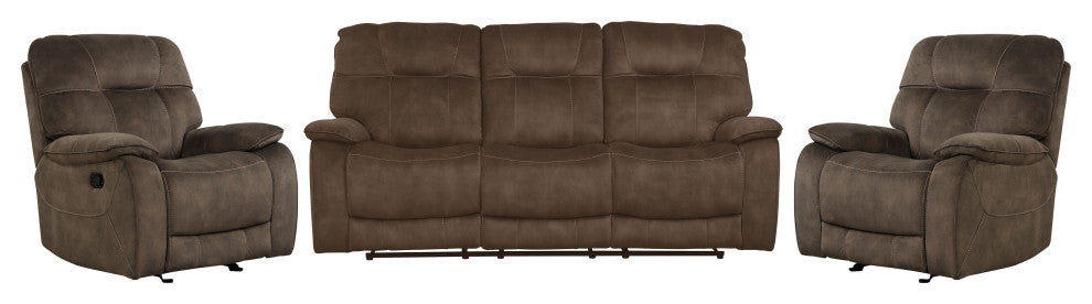 Chapman Polo Manual Reclining Sofa and Loveseat