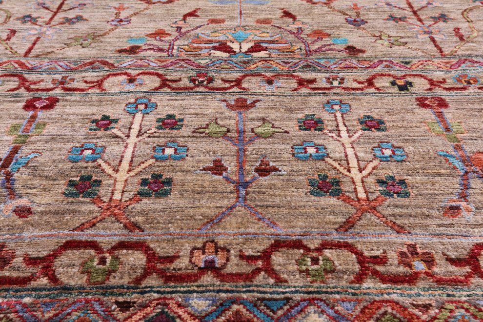 Persian Tabriz Hand Knotted Wool Rug 9' 4" X 12' 0" Q7426