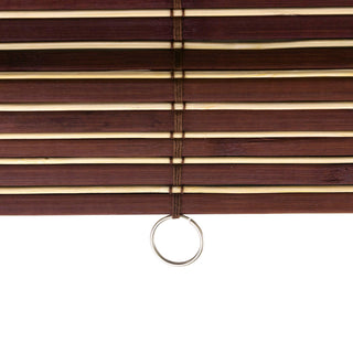 Bamboo Cordless Window Shade, Mahogany, 36" W