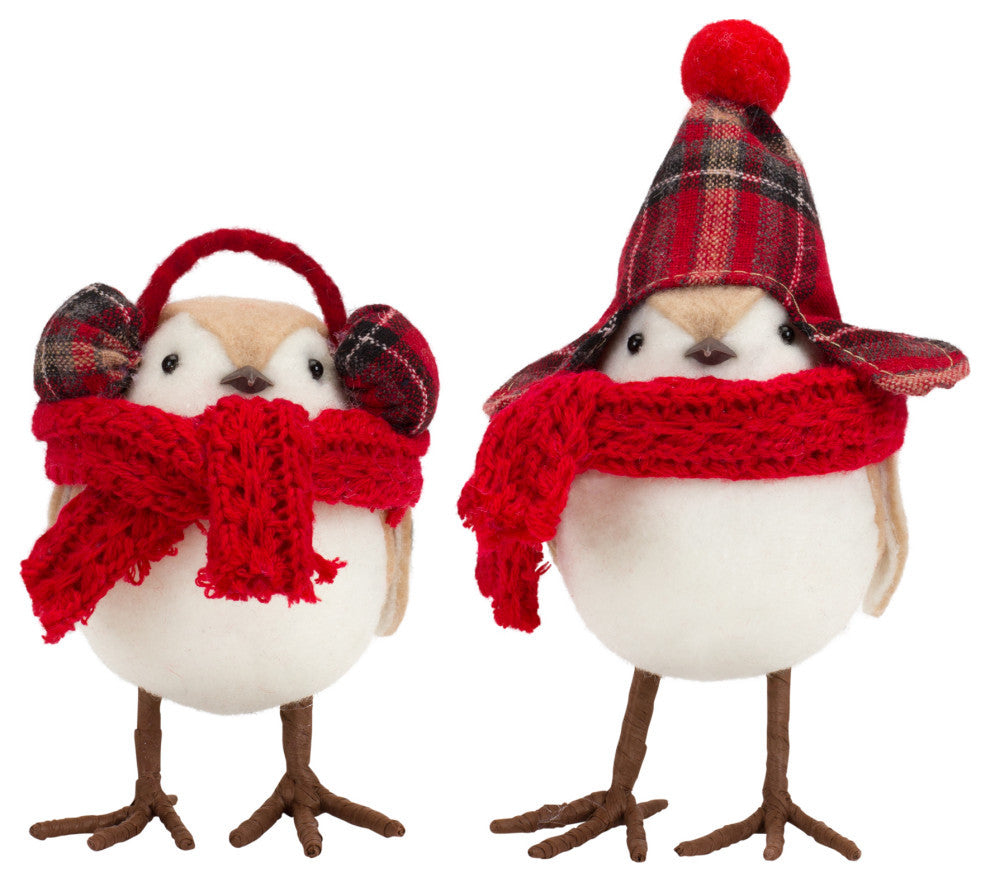 Bird With Scarf and Hat, 12-Piece Set
