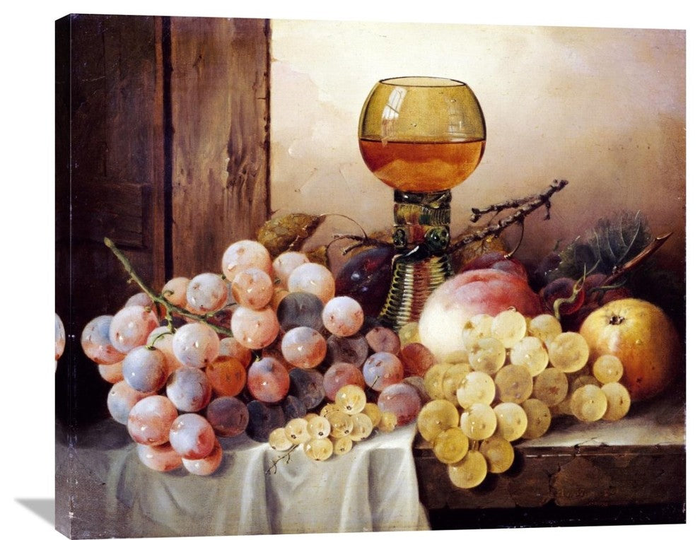 "Grapes, Apple, Plums" Artwork, 36" x 30"