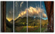 "Outside View From Hotel Room" Wall Art, 48"x28", 4-Panels
