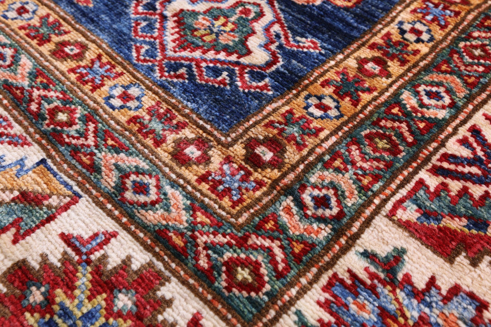 Super Kazak Handmade Wool Rug 5' 2" X 6' 10" - Q12846