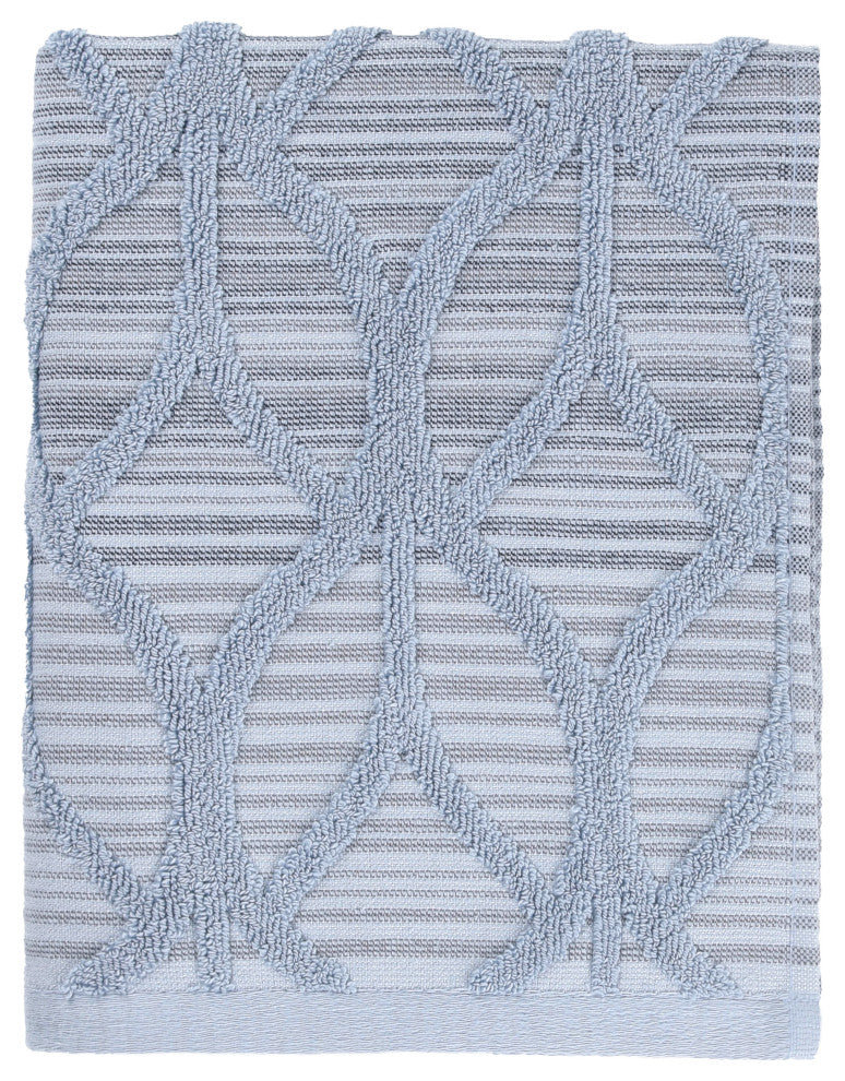 Linum Home Textiles 100% Turkish Cotton Alev Jacquard Bath & Hand Towel Set