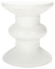 Safavieh Indoor-Outdoor Jiraiya Concrete Accent Stool, Ivory