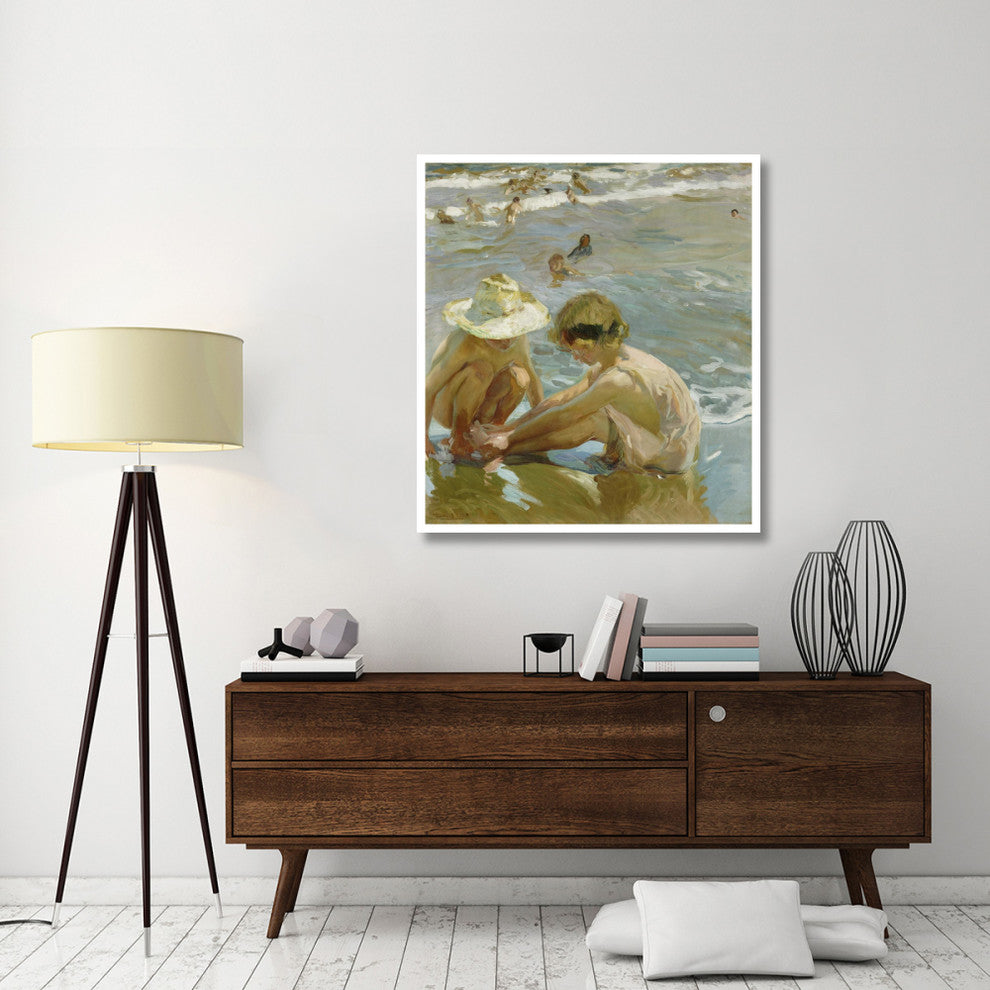 "The Wounded Foot" Digital Paper Print by Joaquin Sorolla y Bastida, 42"x46"