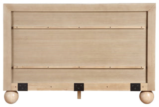 Kent Solid Ash Wood Bed, Natural, King