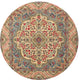 Ahgly Company Indoor Round Traditional Area Rugs, 3' Round