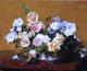 Henri Fantin-Latour Bouquet of Roses and Other Flowers Wall Decal