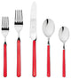 Fantasia Flatware Set, Red, 20 Pcs.