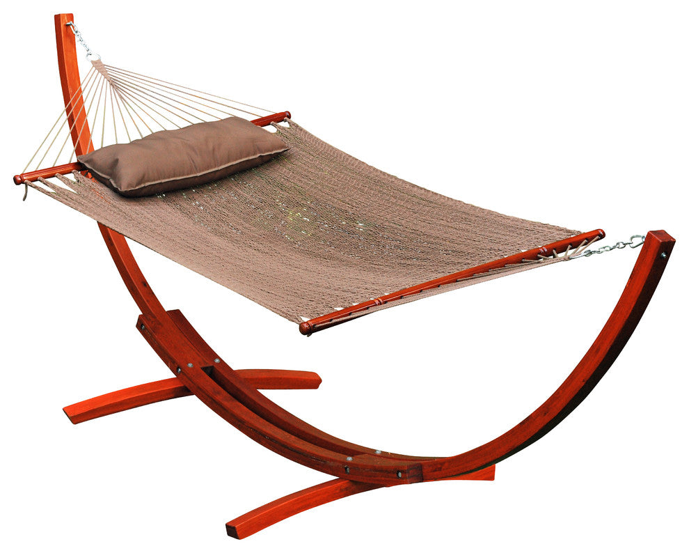 12' Arc Stand and Caribbean Hammock with Pillow