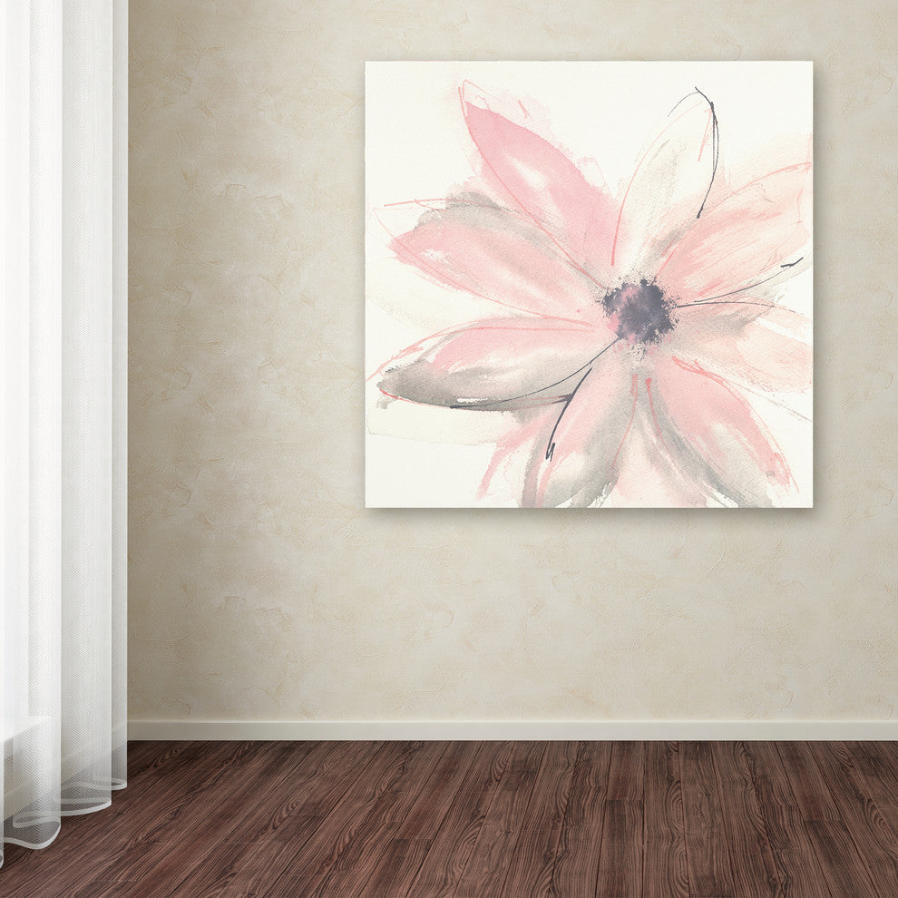 Chris Paschke 'Blush Clematis I' Canvas Art, 24x24