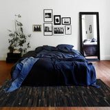 Cowhide Patchwork Rug, Miotaur, Umber, 12' X 15'
