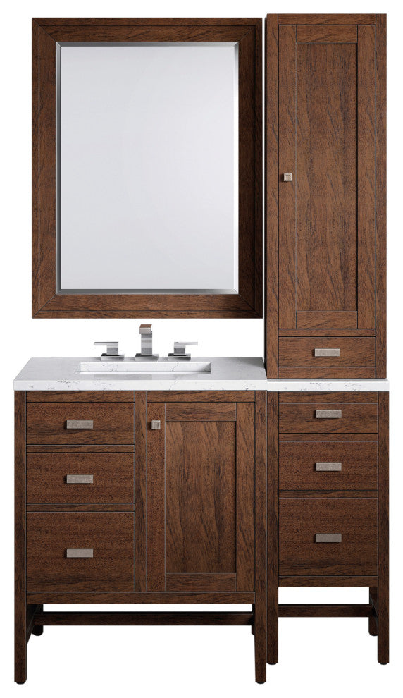 Addison Vanity Set, 45", Hutch and 30" Mirror