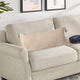 Ox Bay Handwoven Tan/Beige Solid Organic Cotton Pillow Cover, 14"x36"