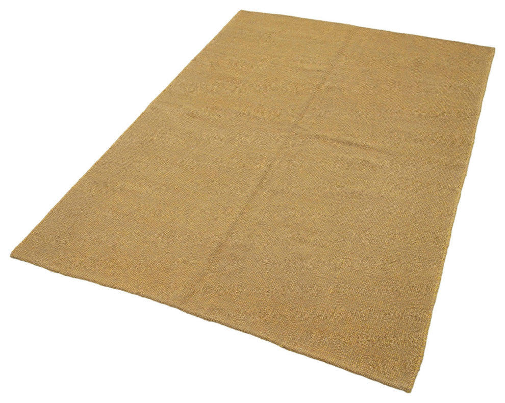 Rug N Carpet - Handmade Oriental 4' 7'' x 6' 7'' Decorative Wool Kilim Rug