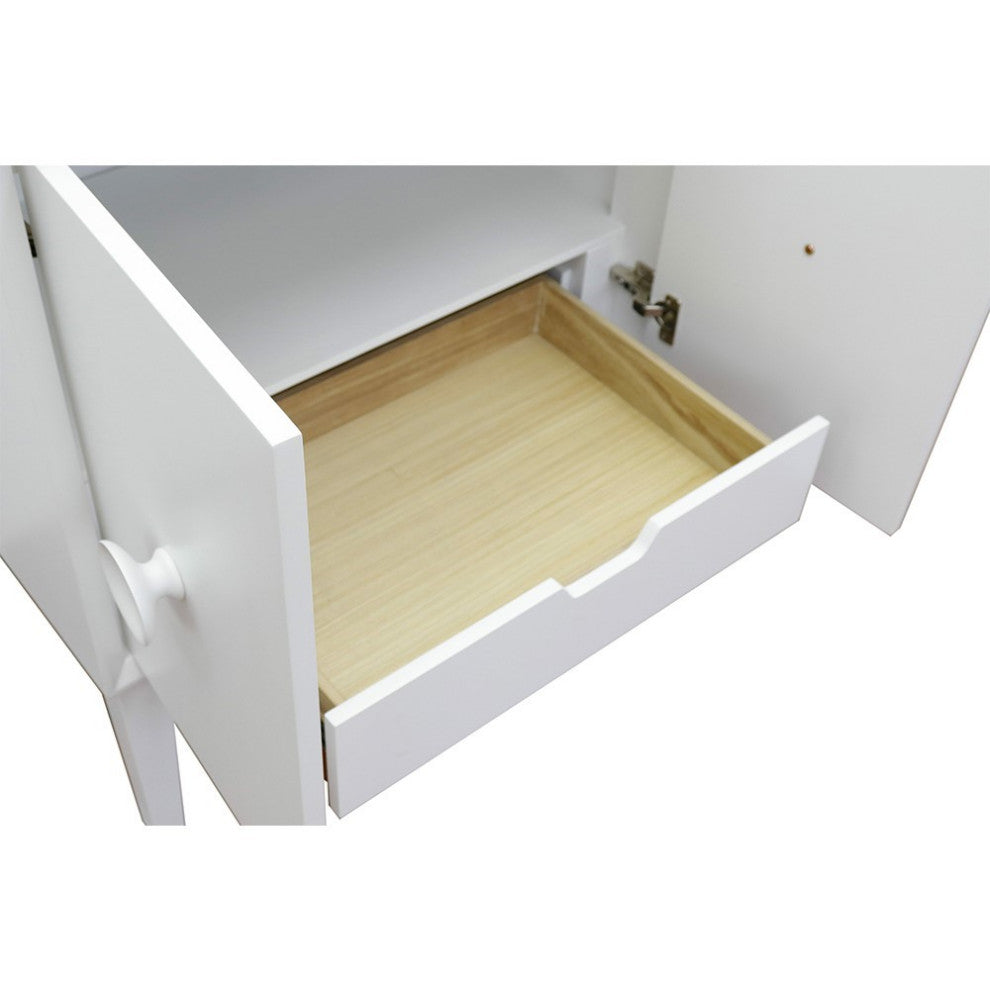37" Single Wall Mount Vanity, Linen Brown Finish With Black Galaxy Top
