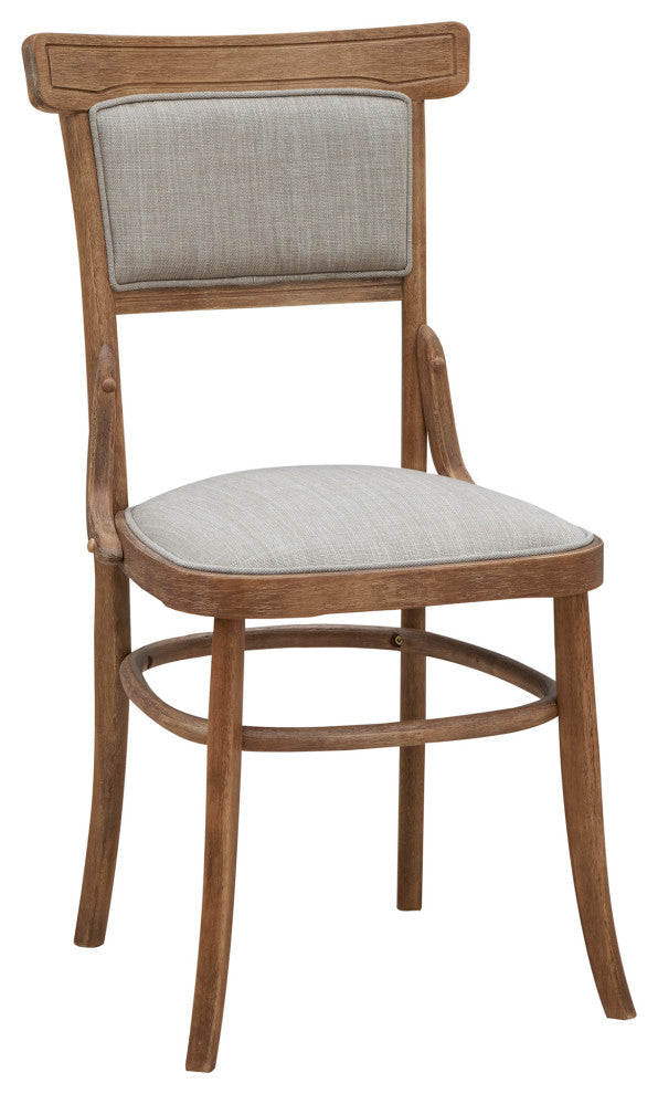 Diana Linen Upholstered Seat Dining Chair, Vintage Honey, Set of 2