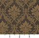 Brown Foliage And Bouquets Upholstery Fabric By The Yard