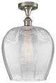 Innovations 516-1C-SN-G462-12 1 Light Semi-Flush Mount, Brushed Satin Nickel