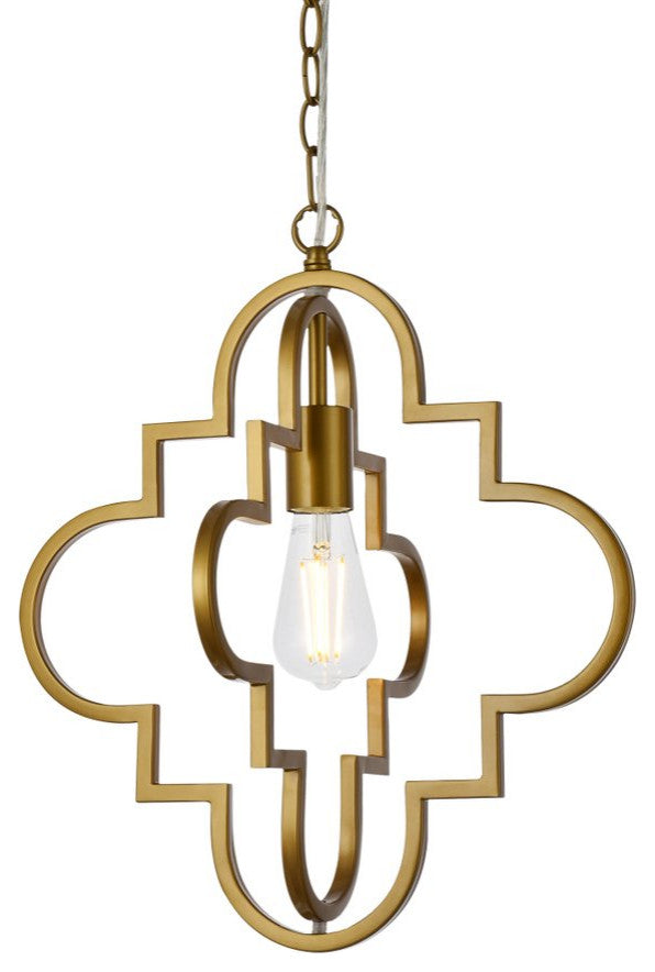 Sophie 1-Light Pendant, Brass