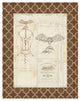 "Fancy Corkscrew I Border" Digital Paper Print by Daphne Brissonnet, 22"x26"