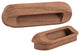 Teak Oblong Drawer Pull, 2-pack