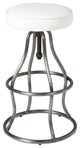 Bowie Bar Stool - White Leather