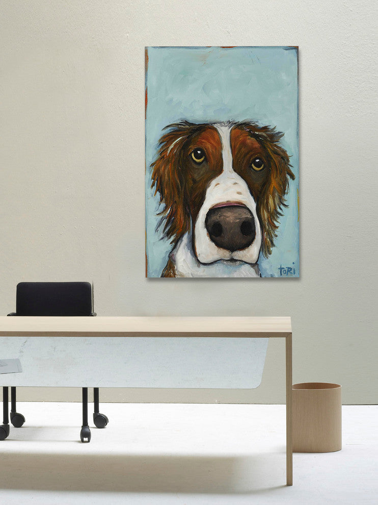 "What " Painting Print on Canvas by Tori Campisi