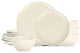 Stone Lain Mirella Stoneware 12-Piece Dinnerware Set, Beige