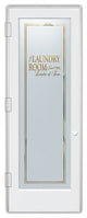 Laundry Door - Loads of Fun - Primed - 32" x 96" - Knob on Right - Push Open