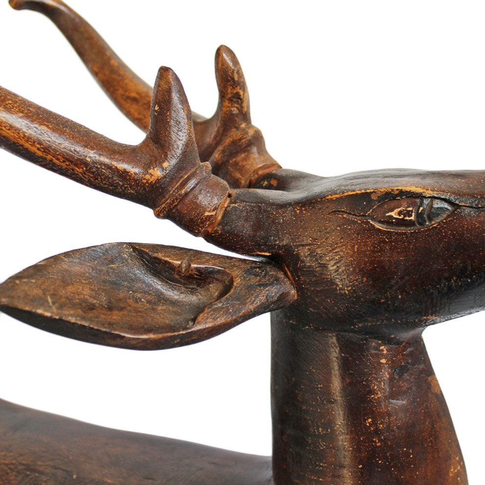 Consigned Javanese Wood Male Buck Deer