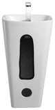 Elegant One-Piece Plainfield Pedestal Sink, Vitreous China, White