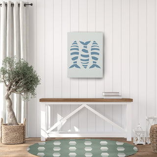 Bowling Pins Nautical Chenille Rug