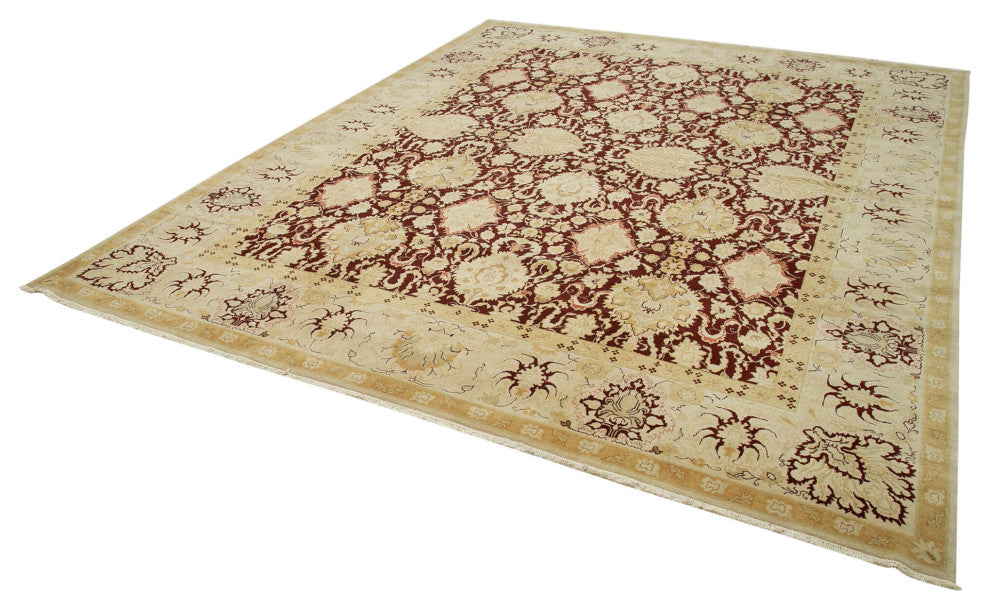Rug N Carpet - Hand-Knotted Oriental 12' 0" x 14' 8" Large Oushak Area Rug